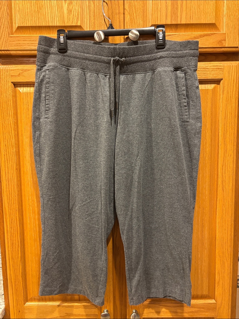 tek gear Women’s  Gray Bermuda Lounge Shorts-Size XL-